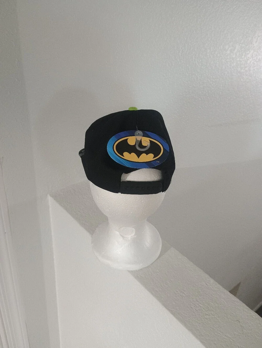 Kids Black Baseball Cap with Joker Graphic